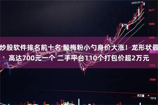 炒股软件排名前十名 酸梅粉小勺身价大涨！龙形状最高达700元一个 二手平台110个打包价超2万元